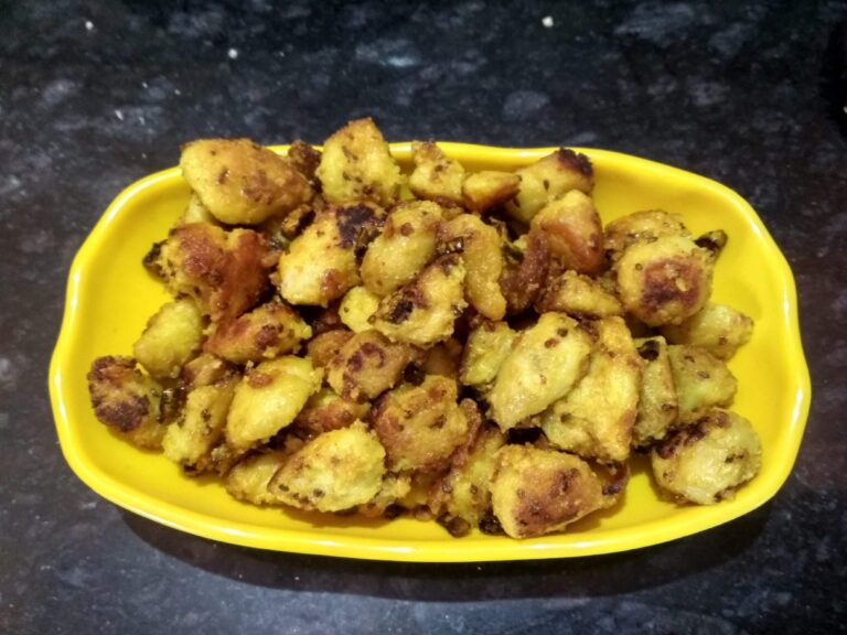 पेकची ( अरबी ) का भुजिया / Arbi Bhujia