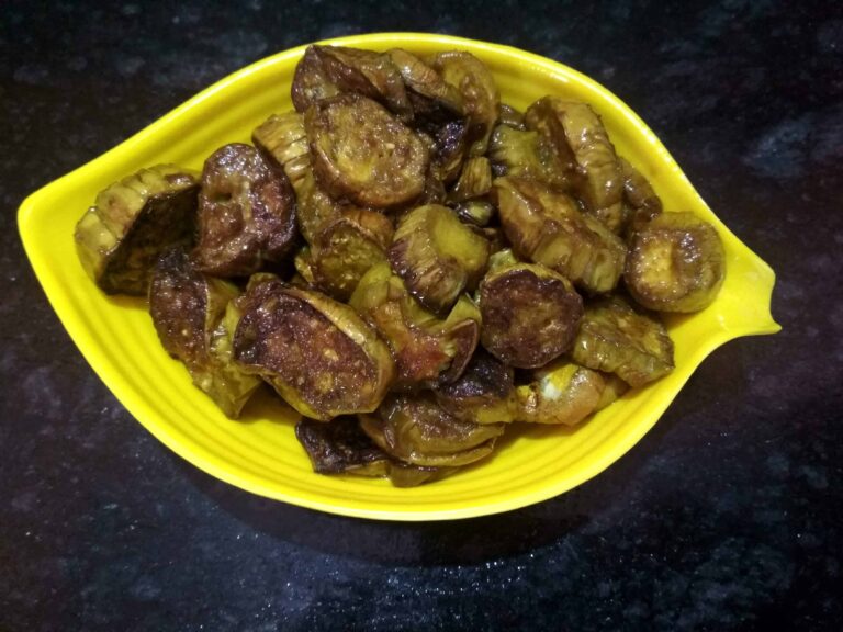 बैंगन की चकती